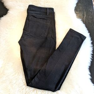 Black Size 4 Express Low Rise Legging Jeans